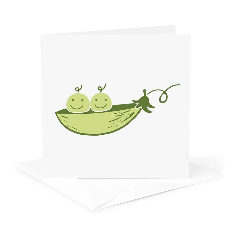 Two Peas Pod Friendship Card for Close Friends