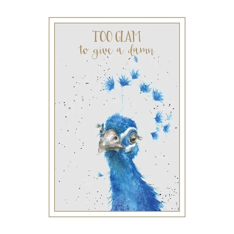 Blue Bird Dandelion Seeds Card for the Glamorous Person