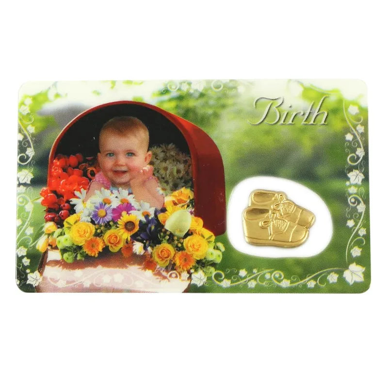 Baby Flower New Baby Card Celebrating a New Arrival with Flowers