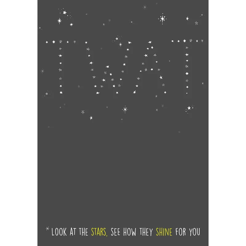 Starry Sky Card Encouragement Card Stars Shine For You