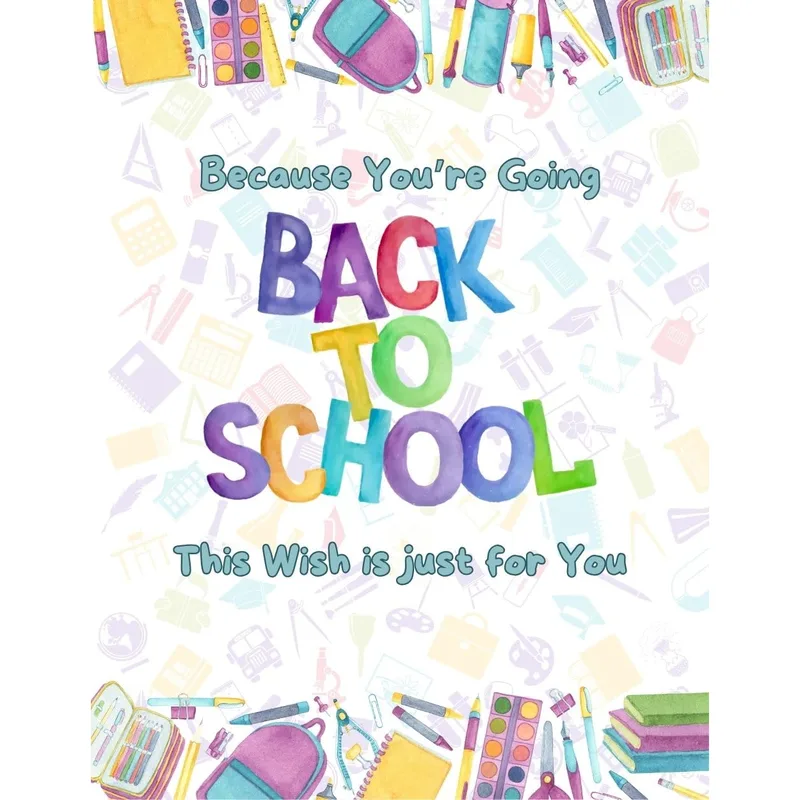 Because You're Going Back Card