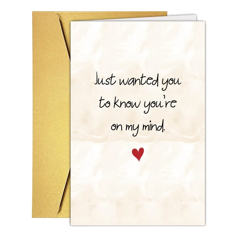 Just Wanted You to Know You're on My Mind Thinking Of You Card