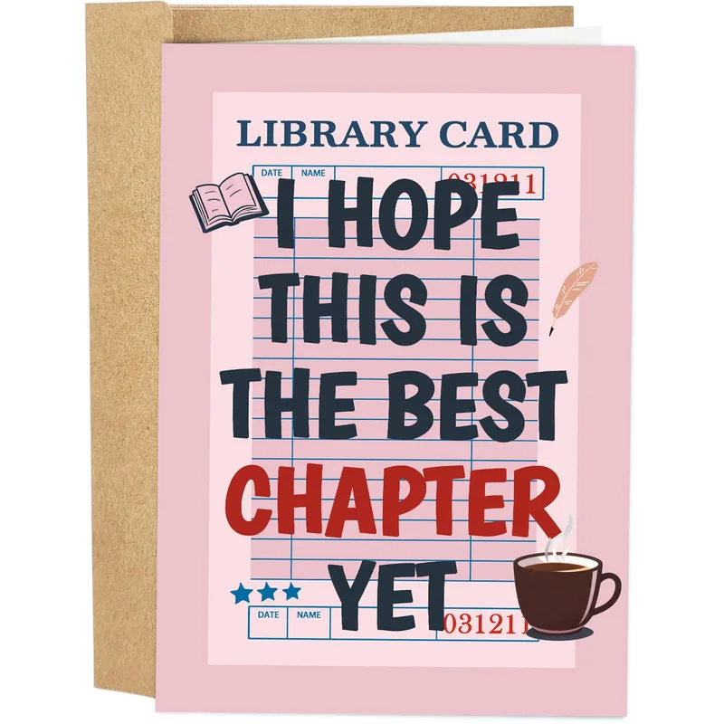 Best Chapter Yet Card for Every New Beginning