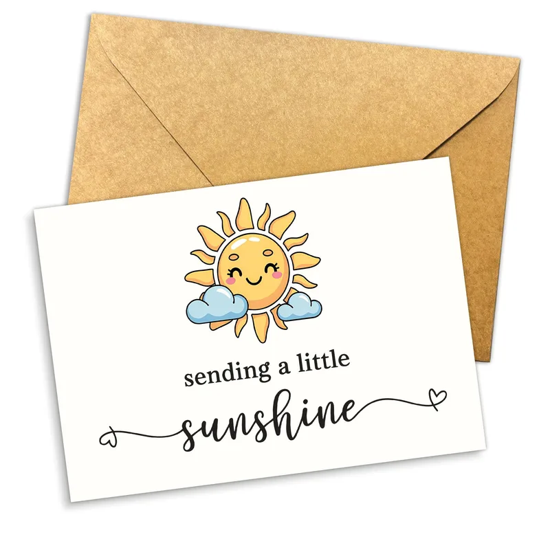 Sending Sunshine Card: A Little Light for a Cloudy Day