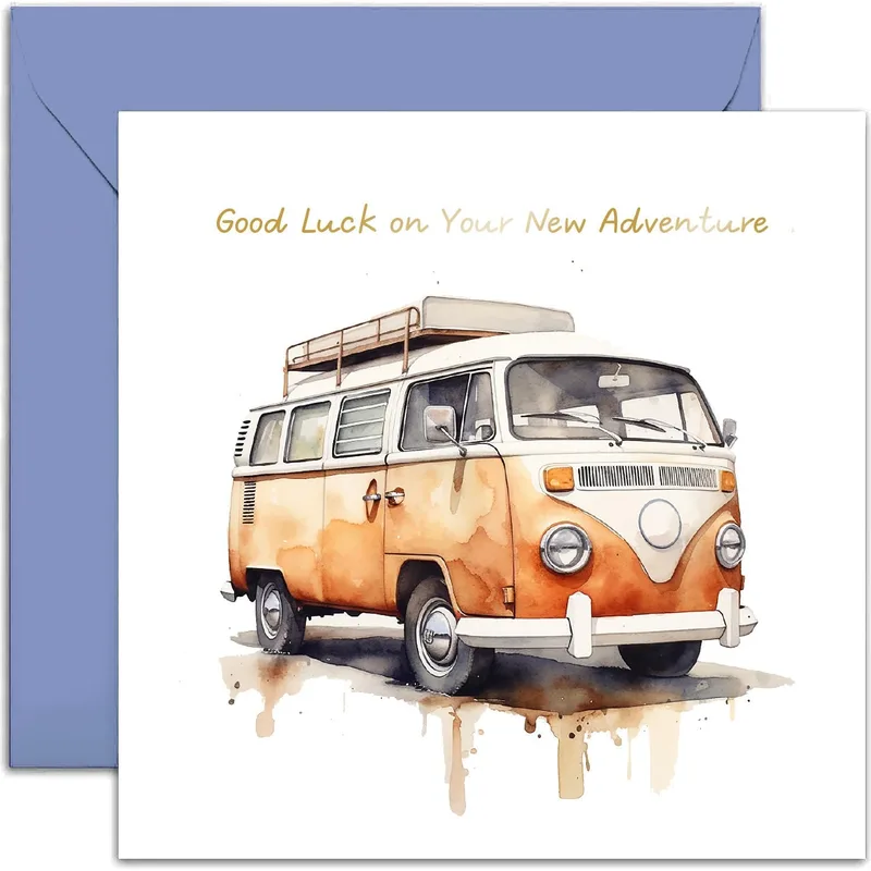 Campervan Adventure Card for New Beginnings Ahead