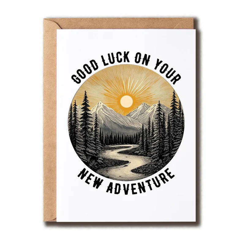 Mountain Adventure Card for Someone Starting Out