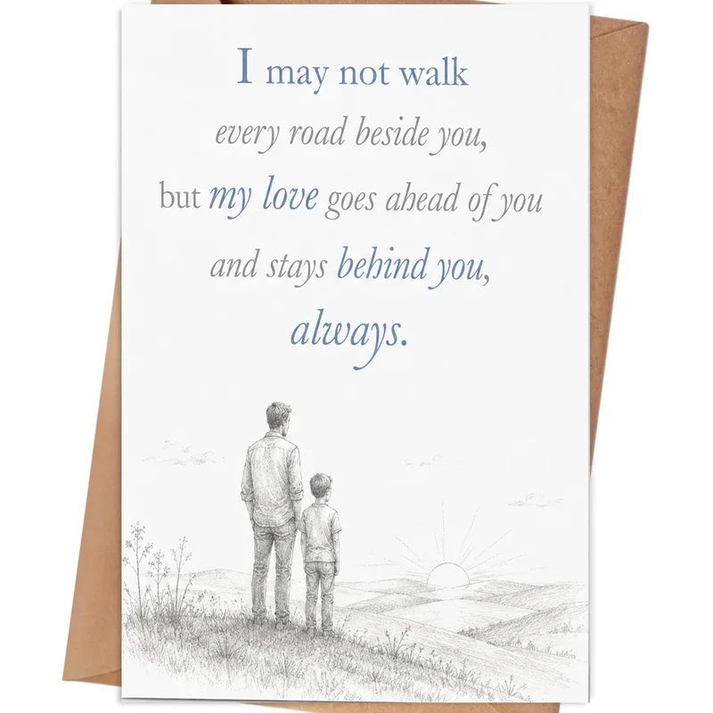 Father Son Sympathy Card: A Quiet Message of Love and Support