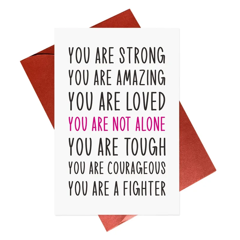 You Are Strong Amazing Card for Someone Fighting Hard Times