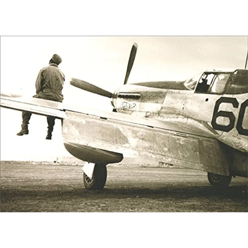 Sepia Pilot Wing Encouragement Card for Aviation History Lovers