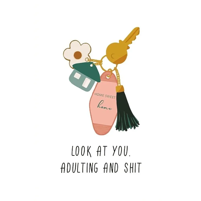 First Apartment Card: Look At You, Adulting