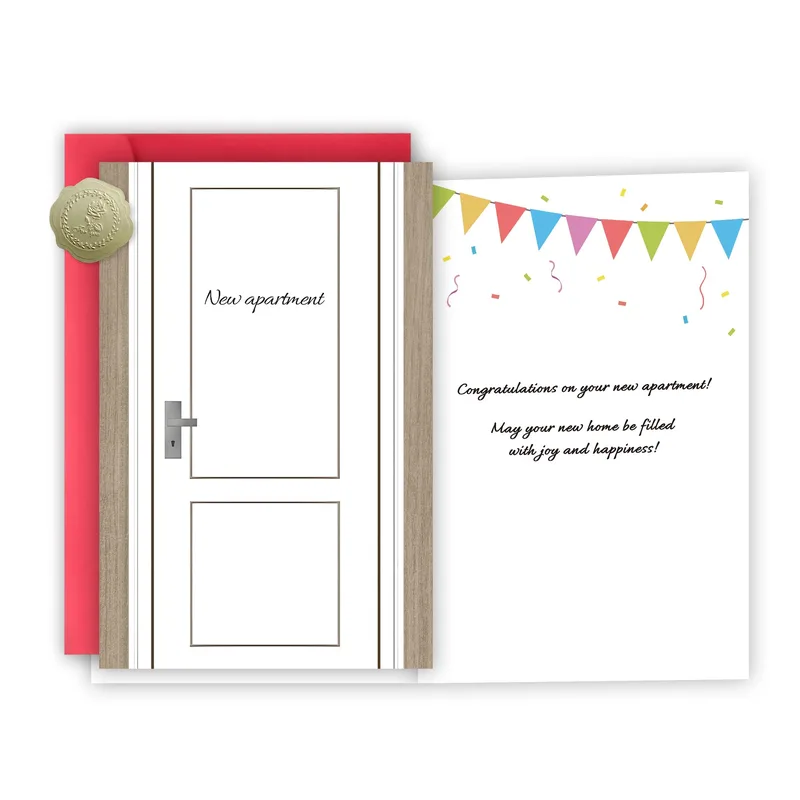Gift Card for Housewarming Party: A New Door Ahead