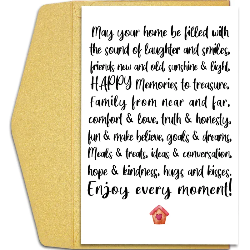 Housewarming Card Text: A Wish for Your New Home