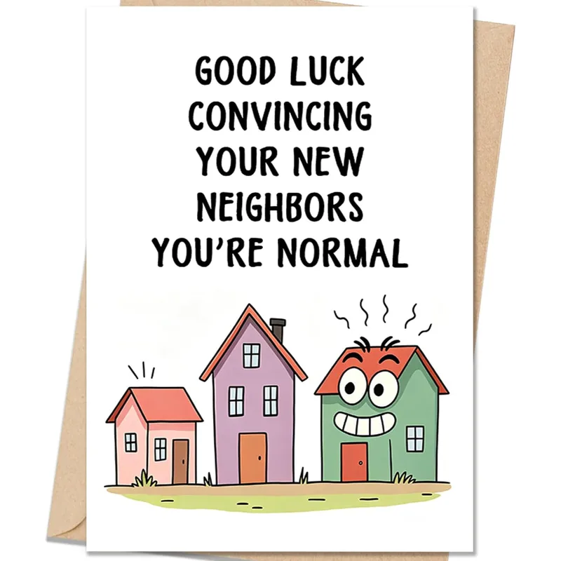 New Neighbors Card: A Funny Housewarming Joke