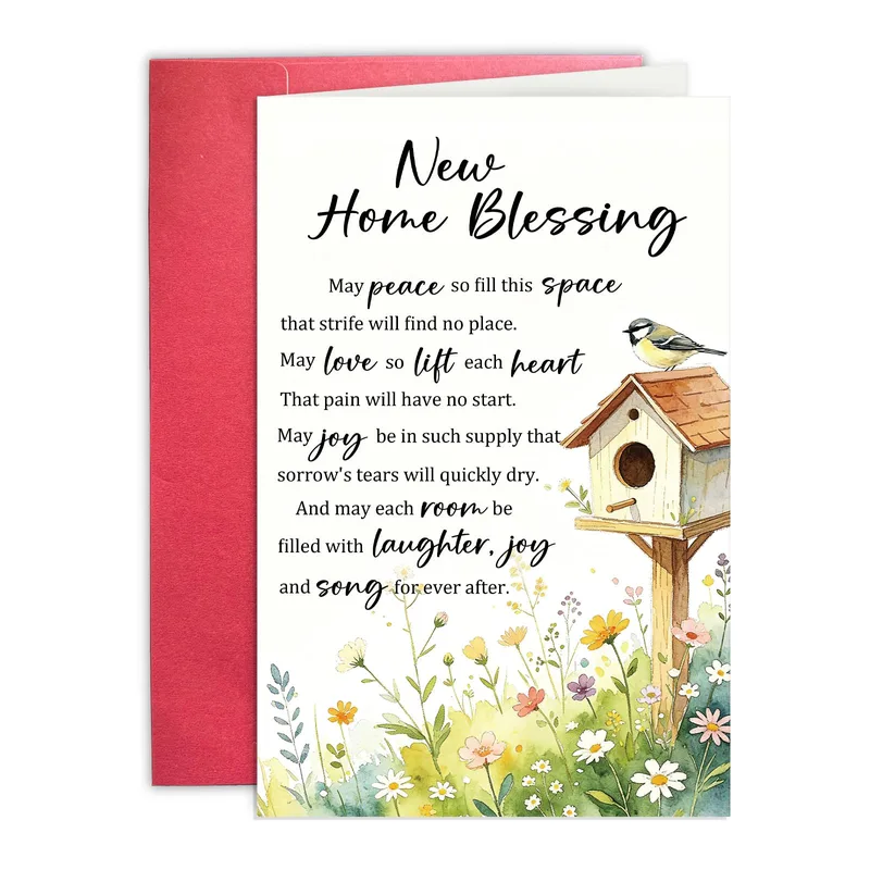 Housewarming Blessing Card: A Gentle Wish for Your New Home