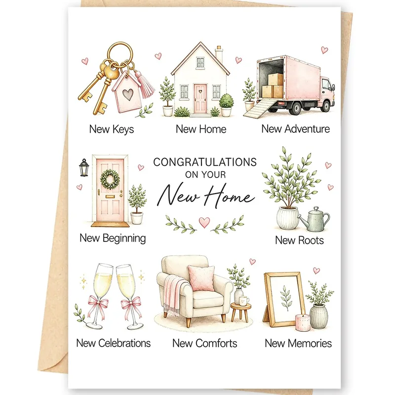 Housewarming Congratulations Card for New Homeowners