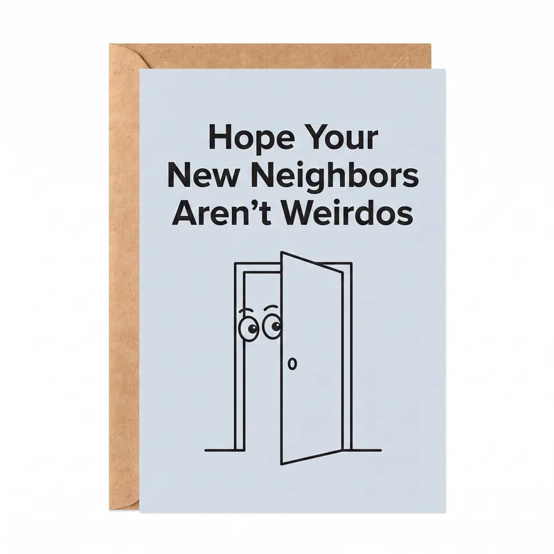 Hope Your New Neighbors Card for Moving Day
