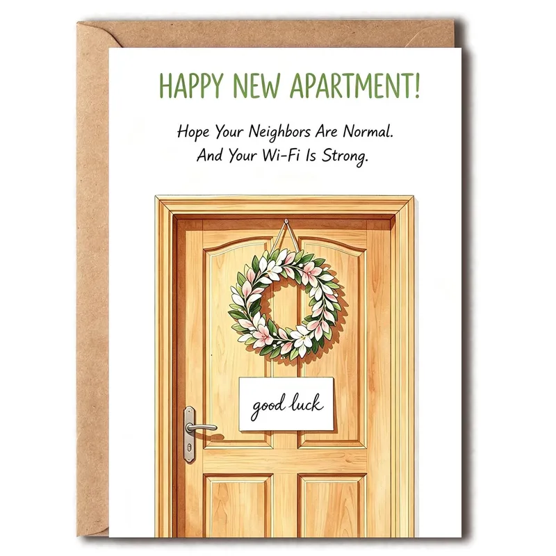 Happy New Apartment Hope Card for Your Next Move