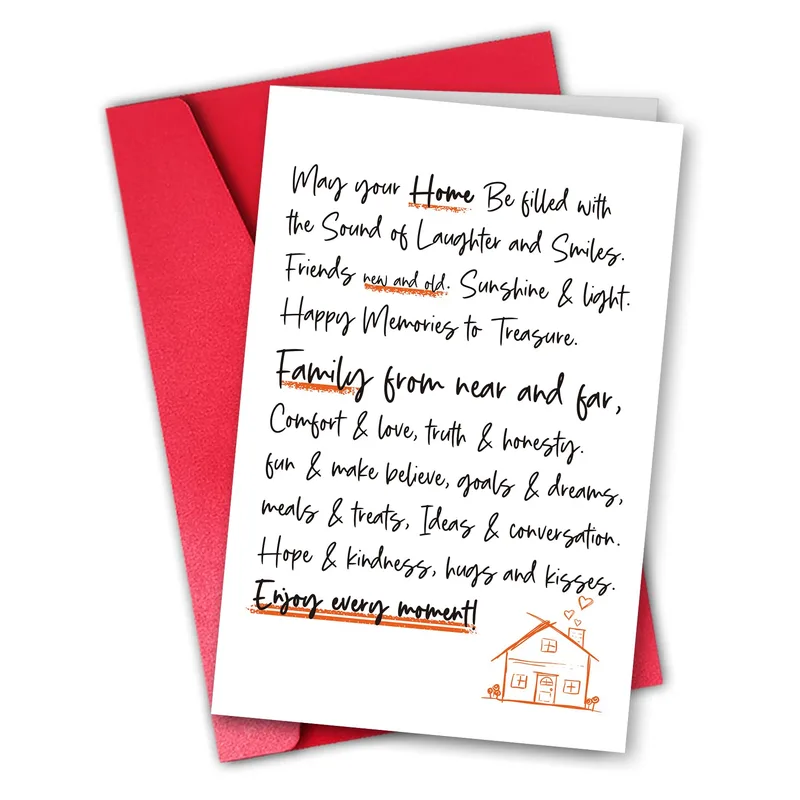 May your Home Card: A Heartfelt New Housewarming Greeting