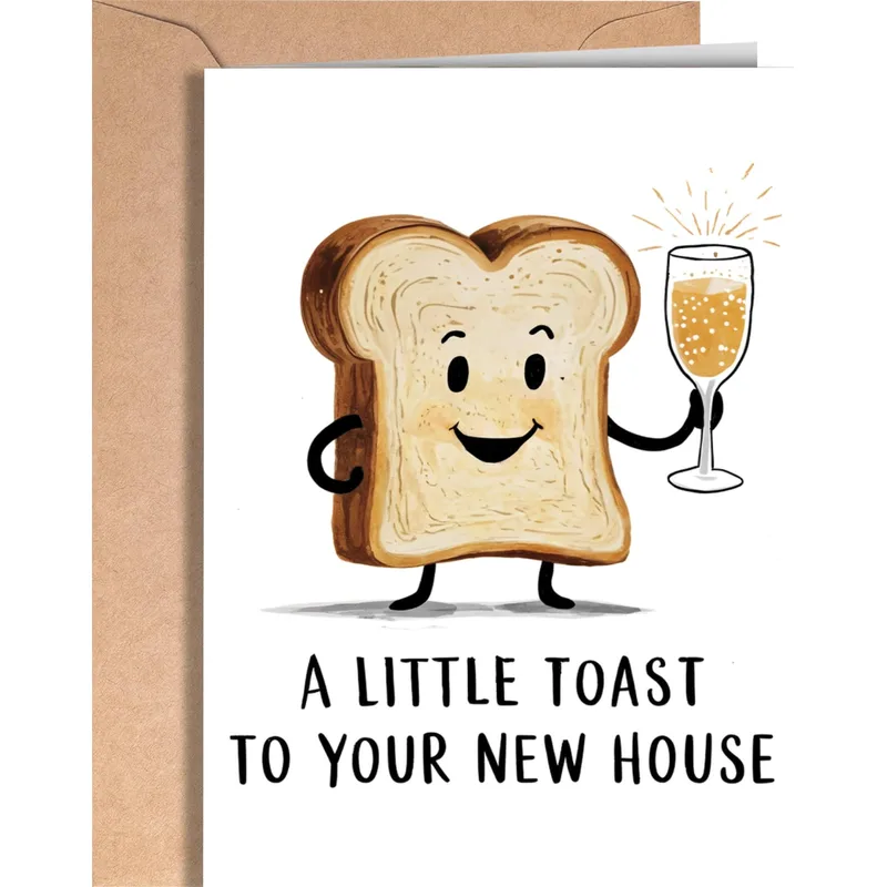 A Little Toast to Your New Card