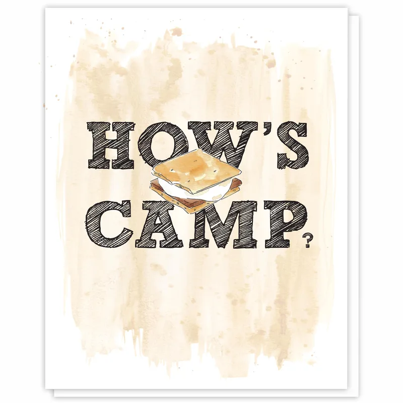 Hows Camp Card: A Playful Check-In for Someone Far Away