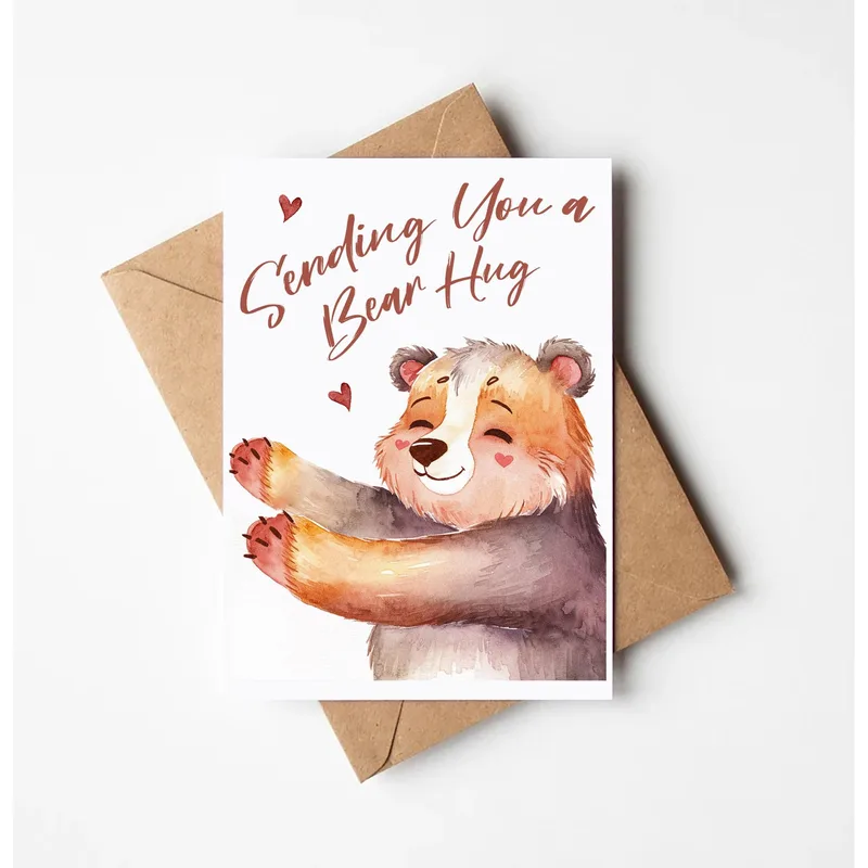Thinking of You Bear Card for Friends and Family