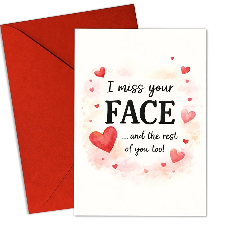 I Miss Your Face Card for Long Distance Love