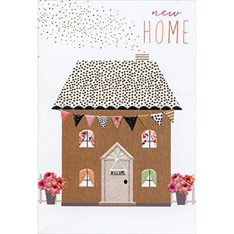Welcome Home Card: A New Home Greeting for Friends