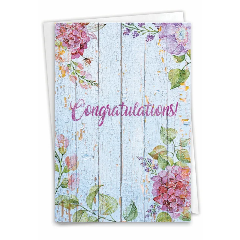 Floral Congratulations Card for Every Big Win