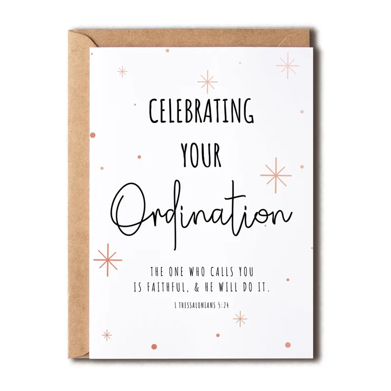 Pastor Ordination Card: Celebrating Your Calling