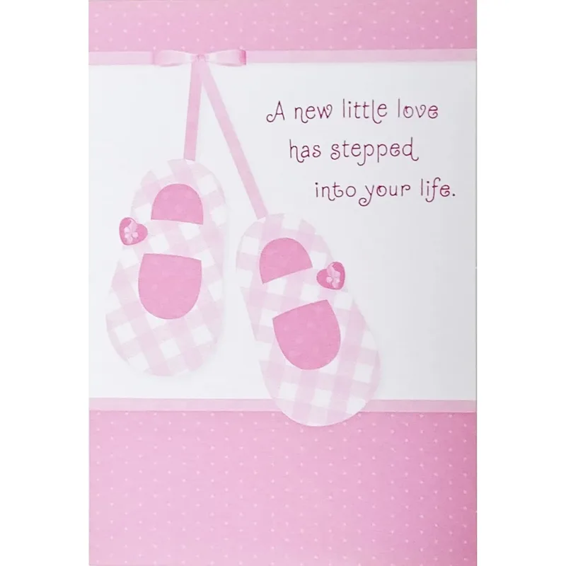 A New Little Love Card for a Baby Girl's Arrival