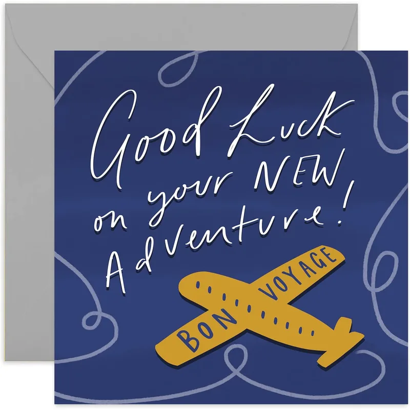 Good Luck Travel Card for a New Adventure Ahead