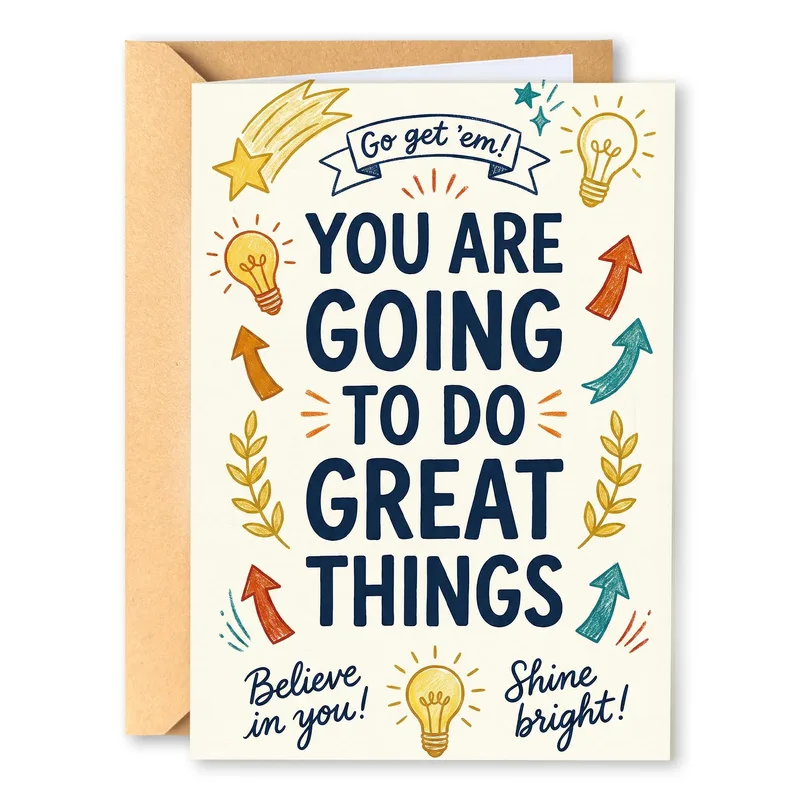 Go Get Em Card: A Cheer for Your Next Big Step