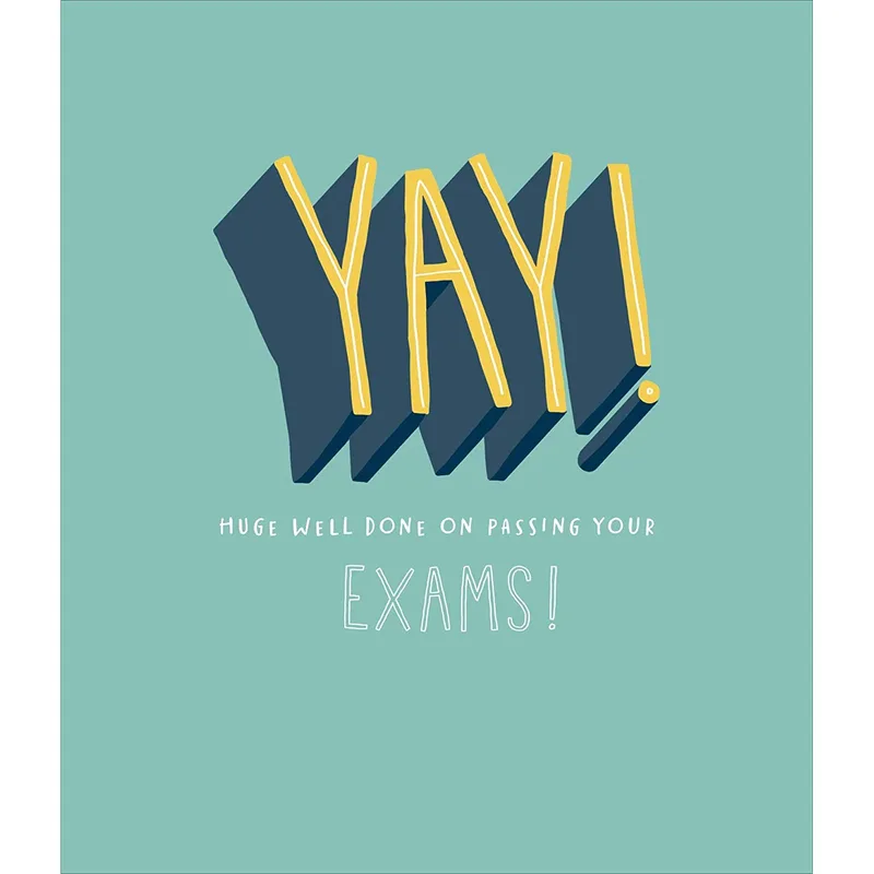 Passing Exams Card for a Friend Who Made It