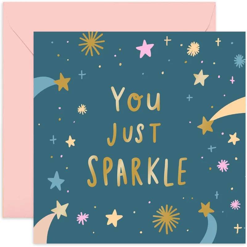 Sparkle Congratulations Card for a Star You Love