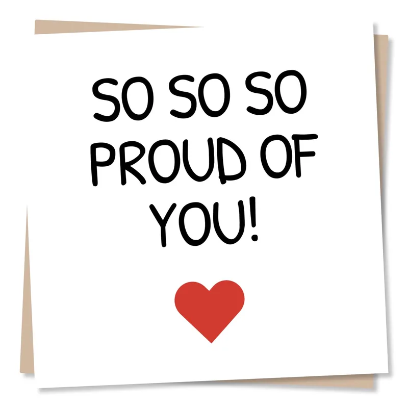 So Proud Congratulations Card for Friend Celebrating a Big Win