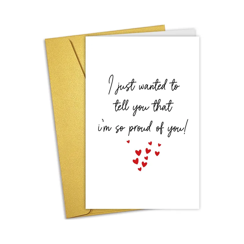 Proud of You Encouragement Card: A Quiet Note of Pride