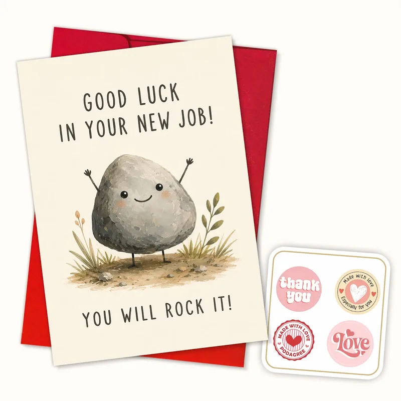 Rock It New Job Card for Your Next Chapter