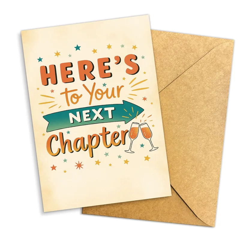Retirement Toast Card: Here’s to Your Next Chapter