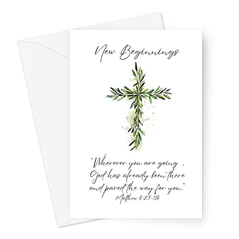 Faith New Start Card: A Blessing for Your Next Chapter