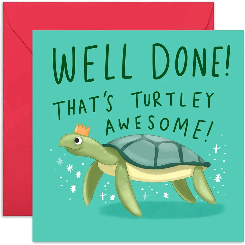Turtley Awesome Card for a Big Win