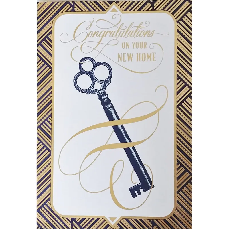 New Home Key Card: Congratulations On Your New Home