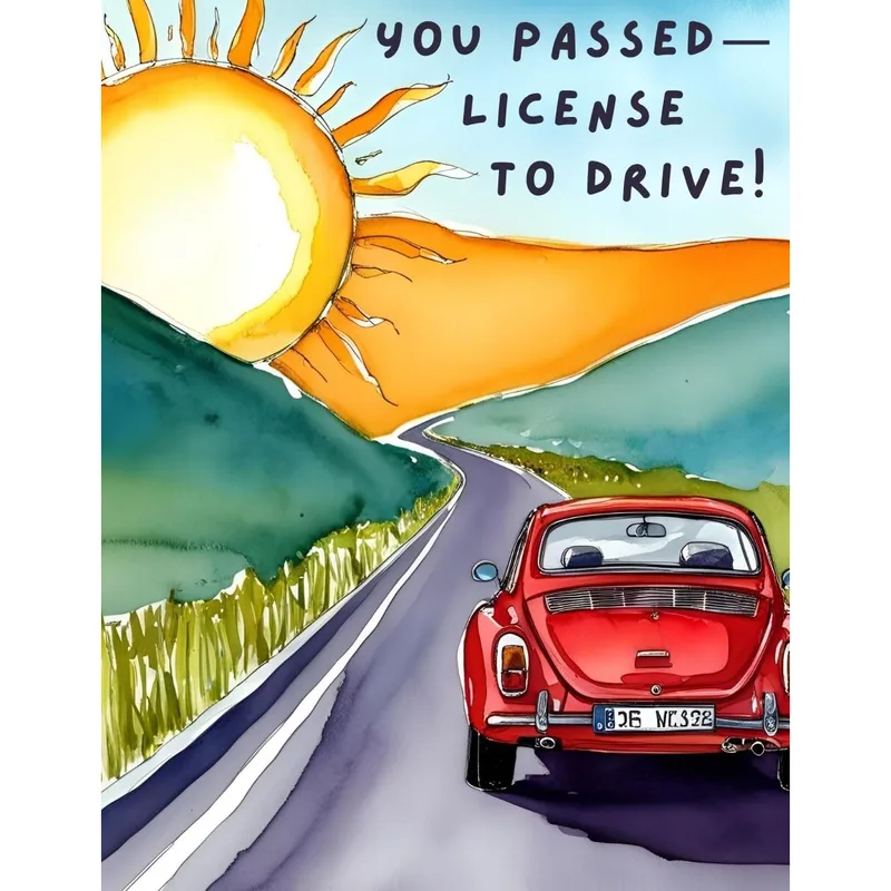 New Driver License Card: You Passed, Now Hit the Road