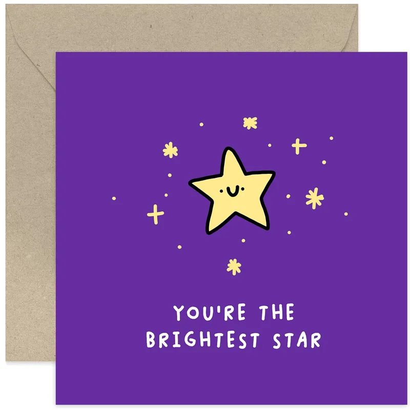 Brightest Star Card: A Little Glow for Someone Who Shines