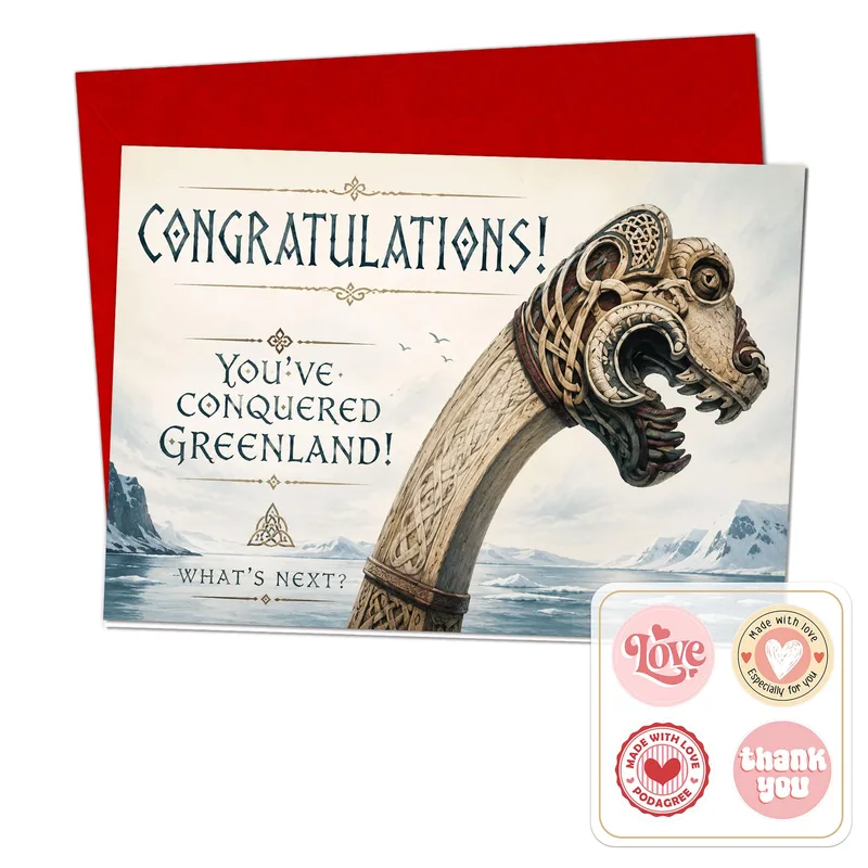 Conquered Greenland Card for Your Next Big Win