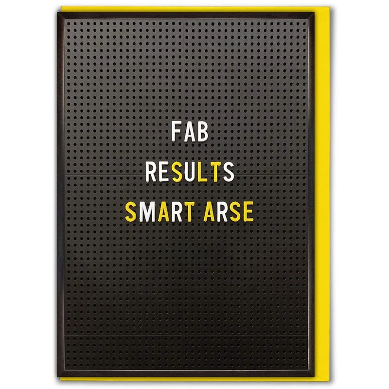 Well Done Smart Arse Card for Congratulations Moments