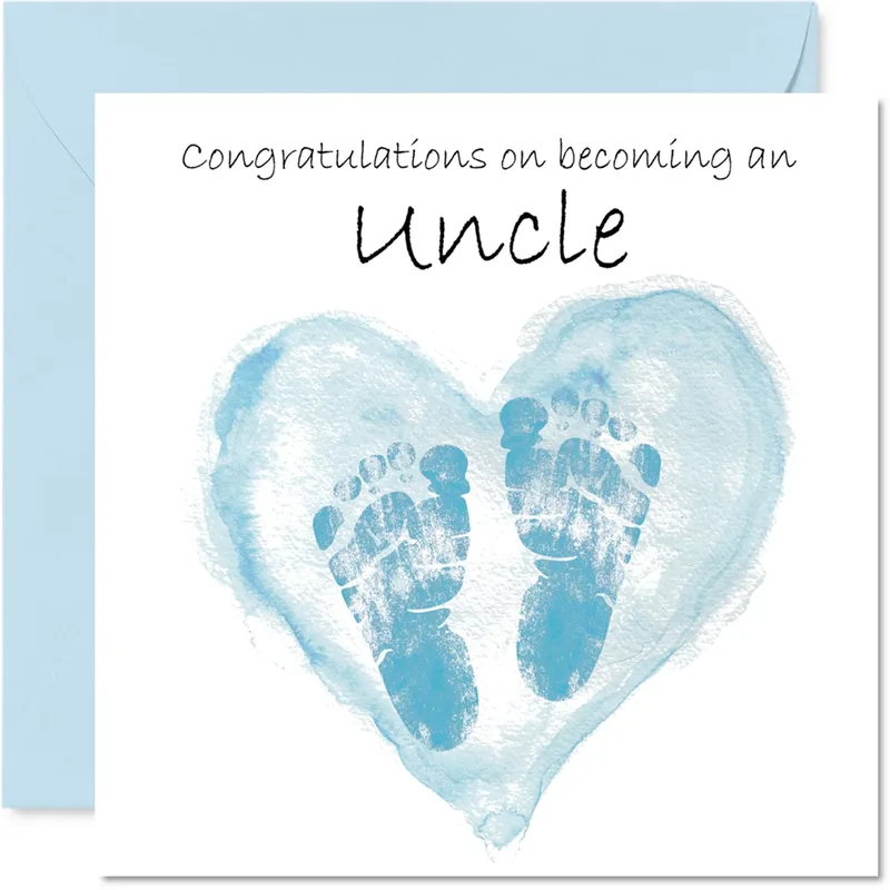 Becoming an Uncle Card for New Baby Brother