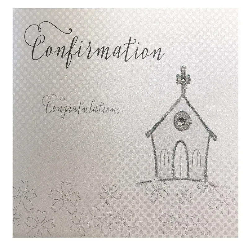Silver Church Sketch Card features a chapel