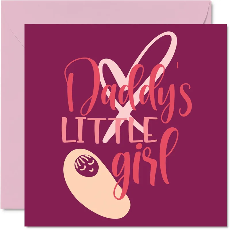 Pink Script Magenta Love Card for New Daddy