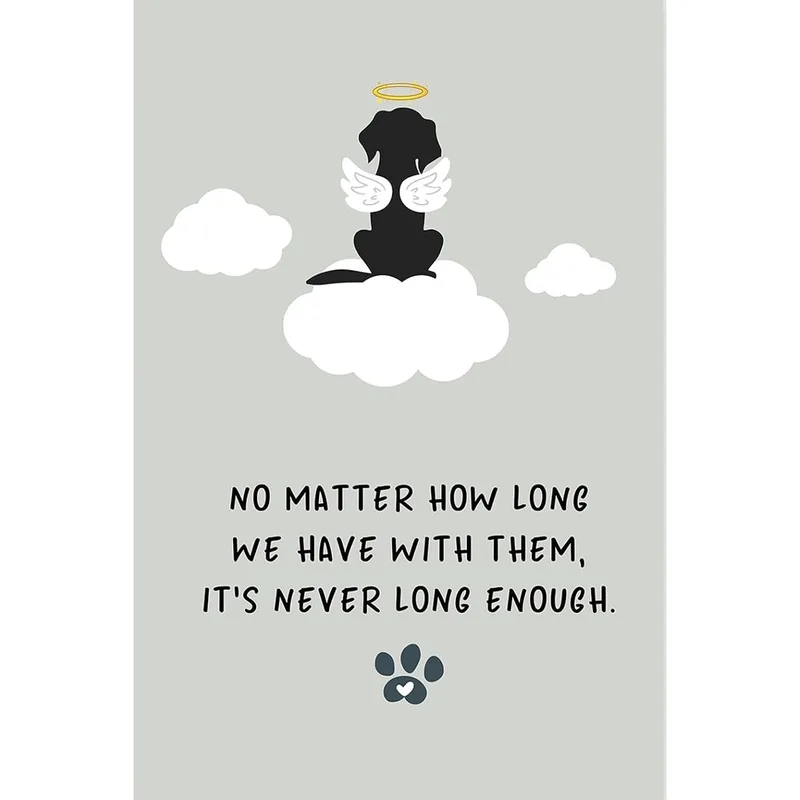 Pet Loss Dog Sympathy Card: A Gentle Note for Grieving Dog Owners