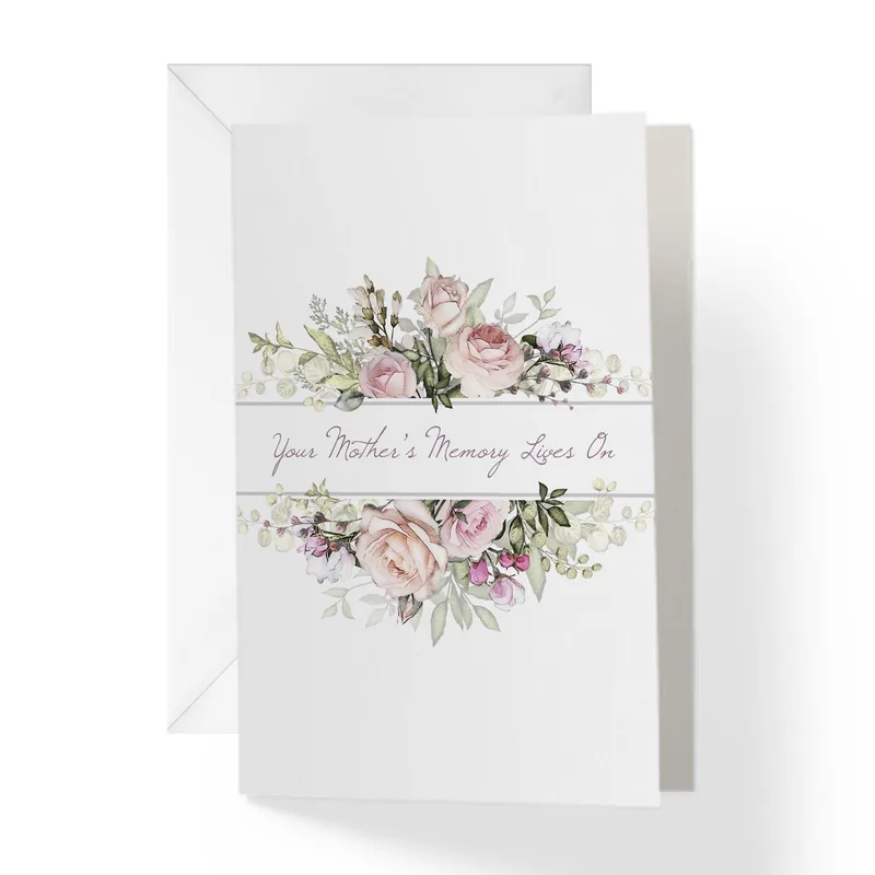 Mother Memory Sympathy Card for a Grieving Friend